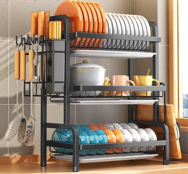 3 Tier Dish Rack Heavy Duty - main view