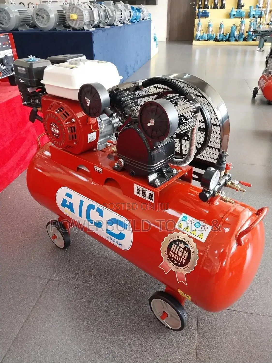 Aico 100L Petrol Compressor