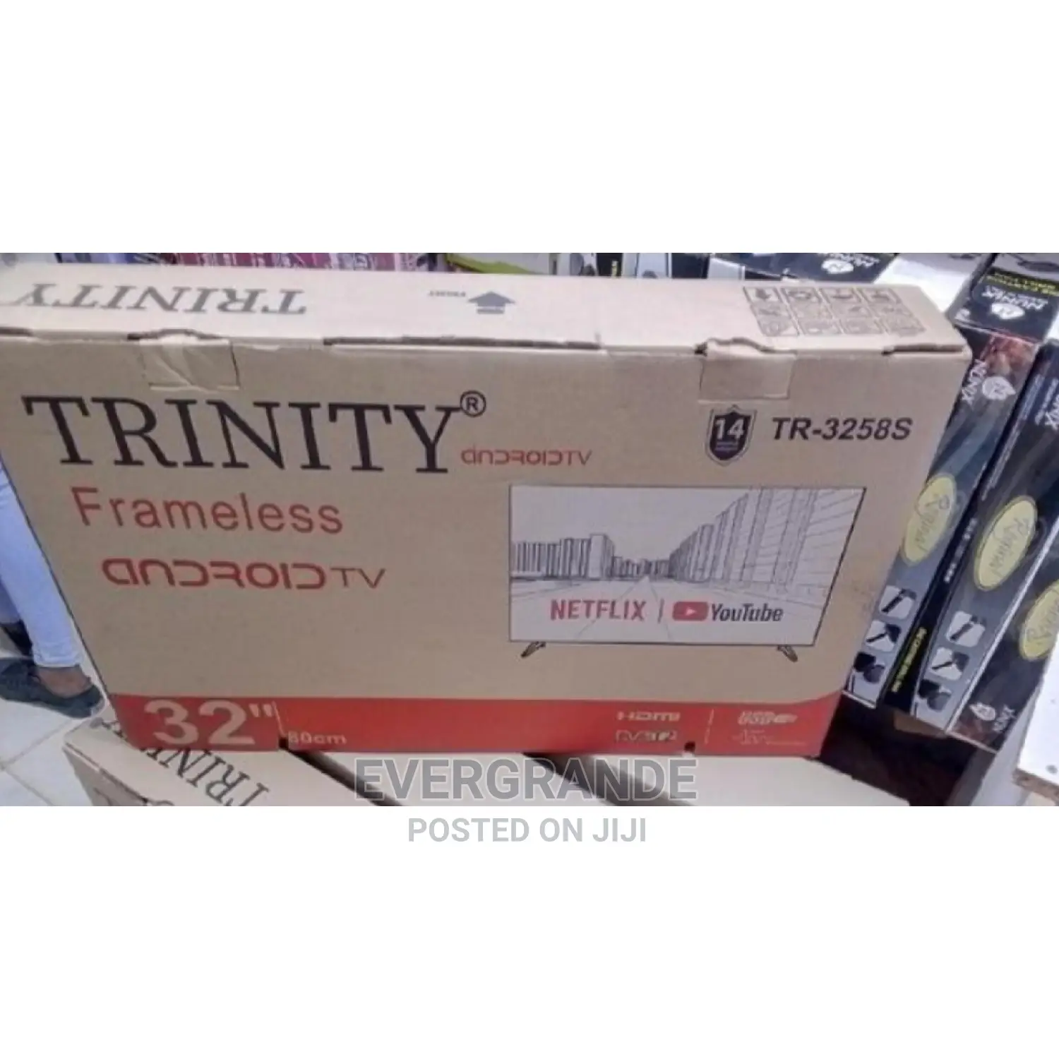 Brand New Trinity 32 Inches Smart Android Frameless TV.