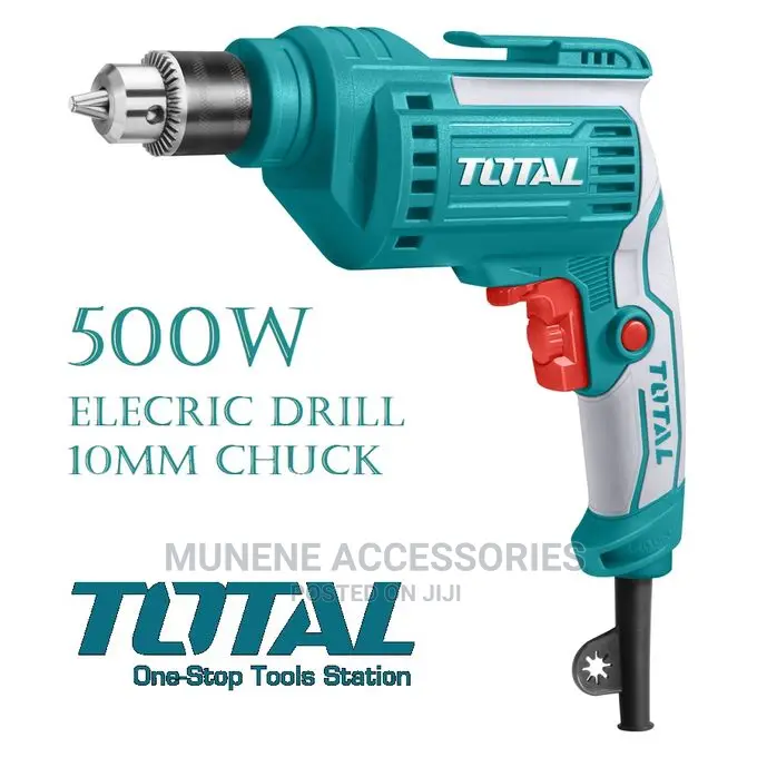 Total 500W Electric Corded Drill 10mm Chuck With Reverse in Nairobi