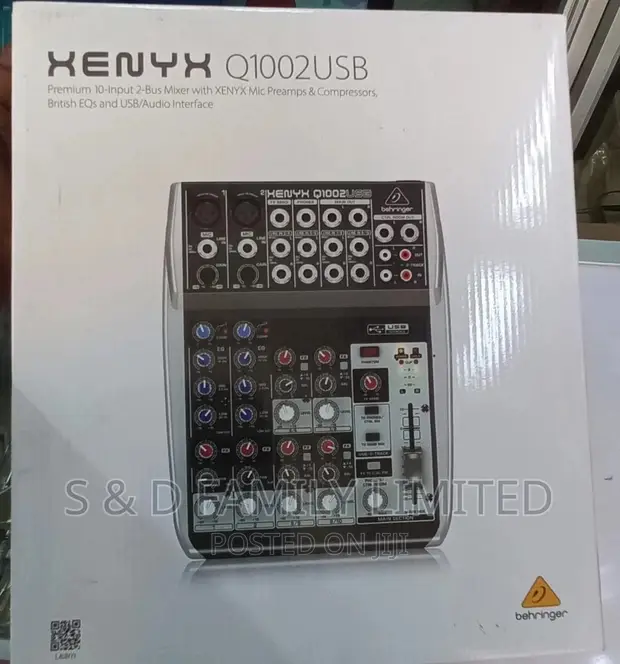Behringer Xenyx Q1002USB Audio Mixer for sale - S & D Family
