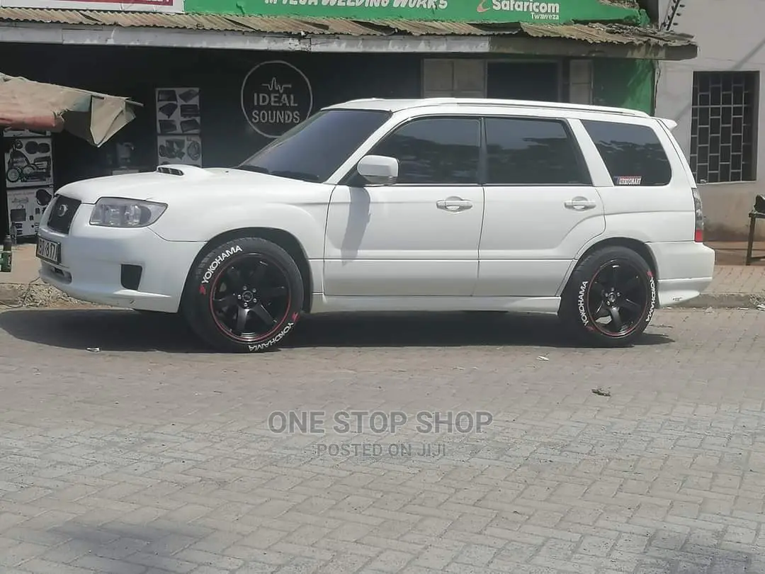 Subaru Forester Wheel Installed With Yokohama 8pcs Stickers