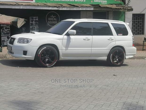 Subaru Forester Wheel Installed With Yokohama 8pcs Stickers