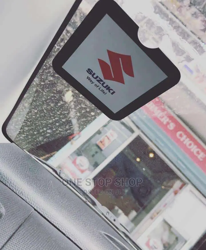 Suzuki Car Fitted With Branded Insurance Pockets Holders
