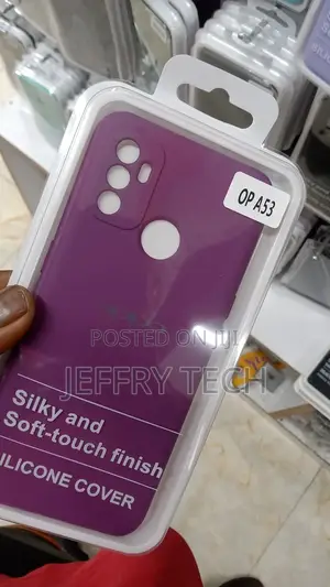 Silicon Case for Oppo A53 - Camera - Phone Back Cover