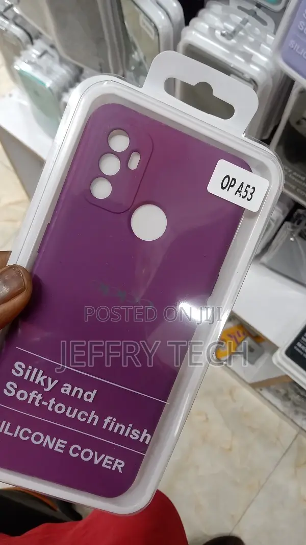 Silicon Case for Oppo A53 - Camera - Phone Back Cover