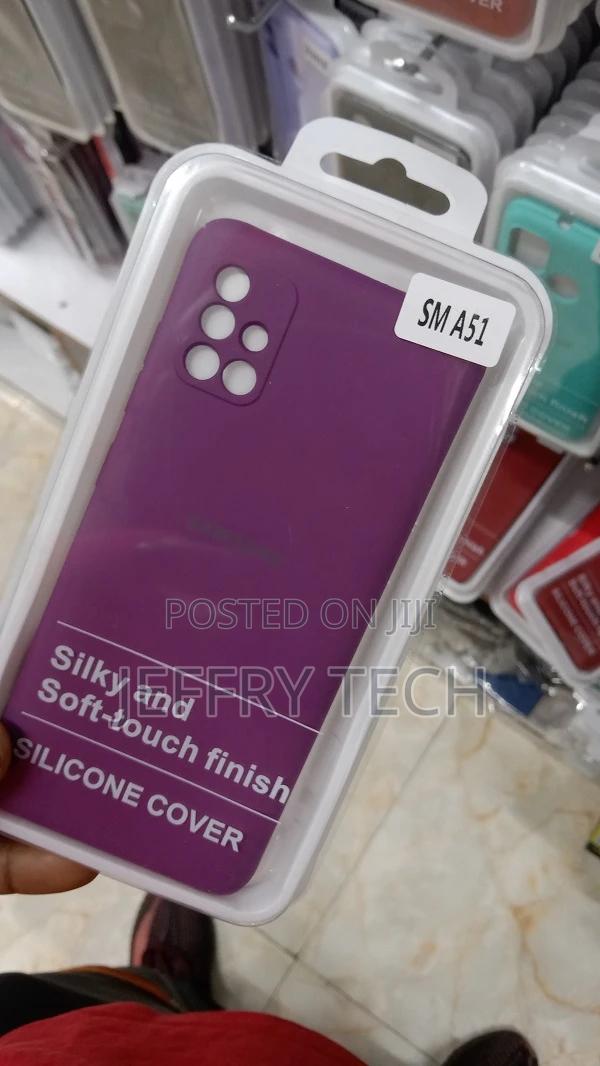 Silicone Case Cover for Samsung A51 Cover - thumbnail 2