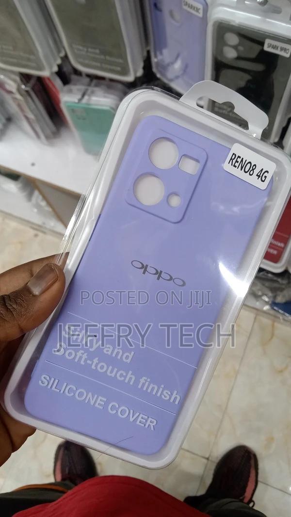Oppo Reno 8 4G Shockproof Silicone Back Cover Case With Int - thumbnail 3