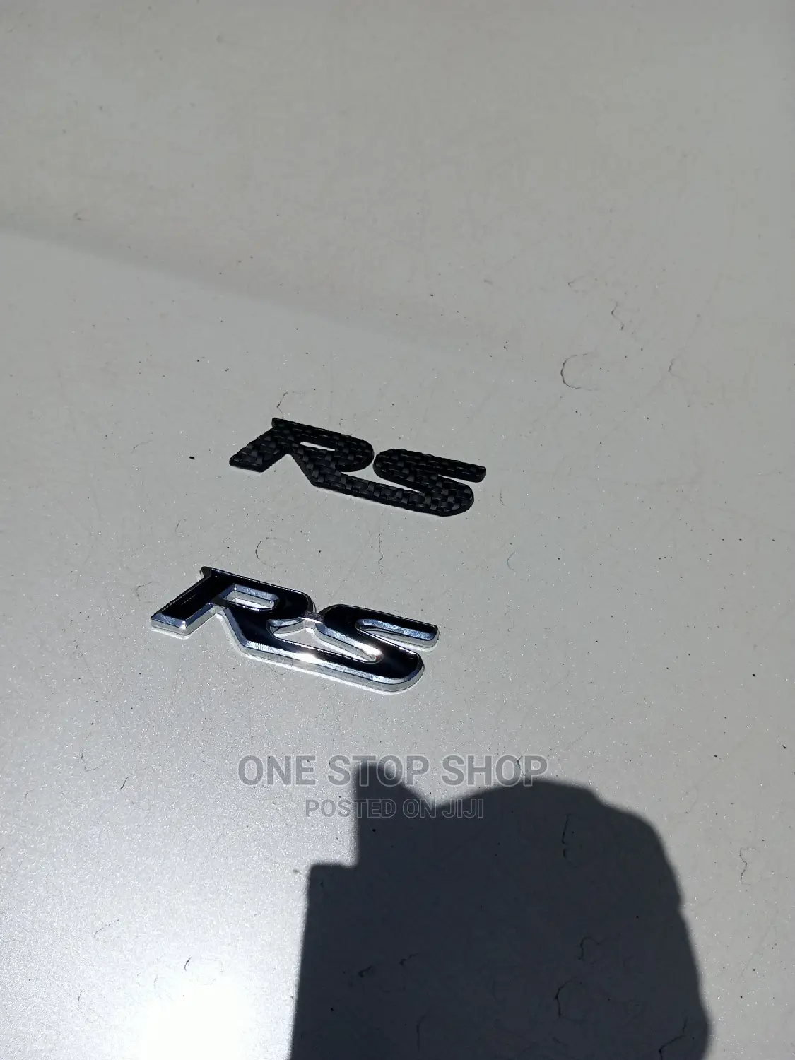 Black RS Badge With Double Sided Tape