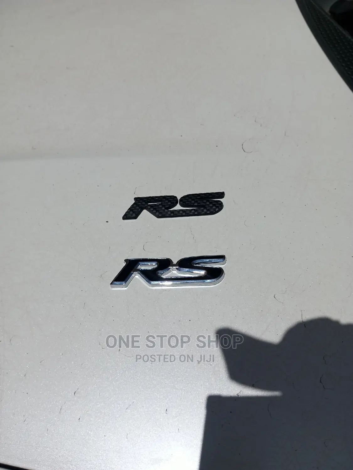 Black RS Badge With Double Sided Tape