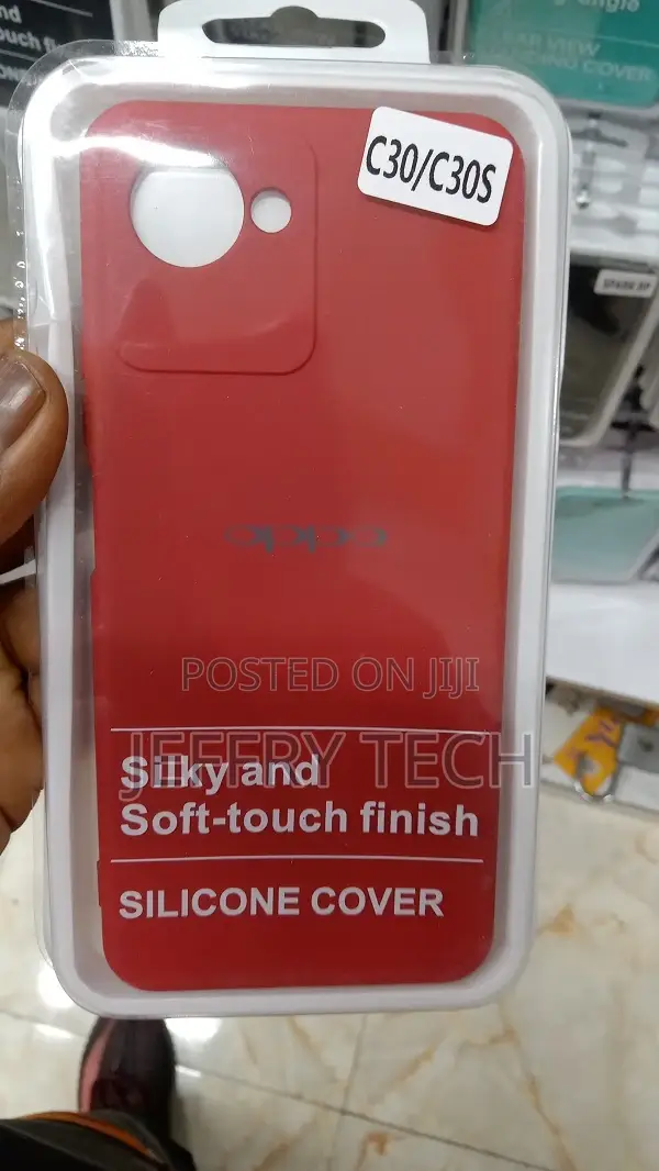 Square Liquid Silicone Phone Case for Realme C30 C30s