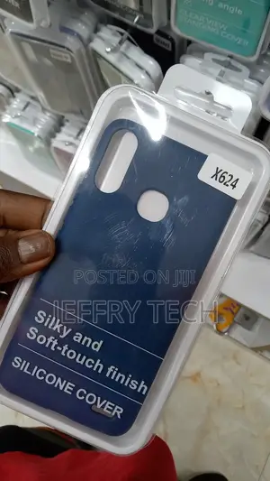 Infinix Hot 7 X624 Back Cover Silicon With Sling Grip Free