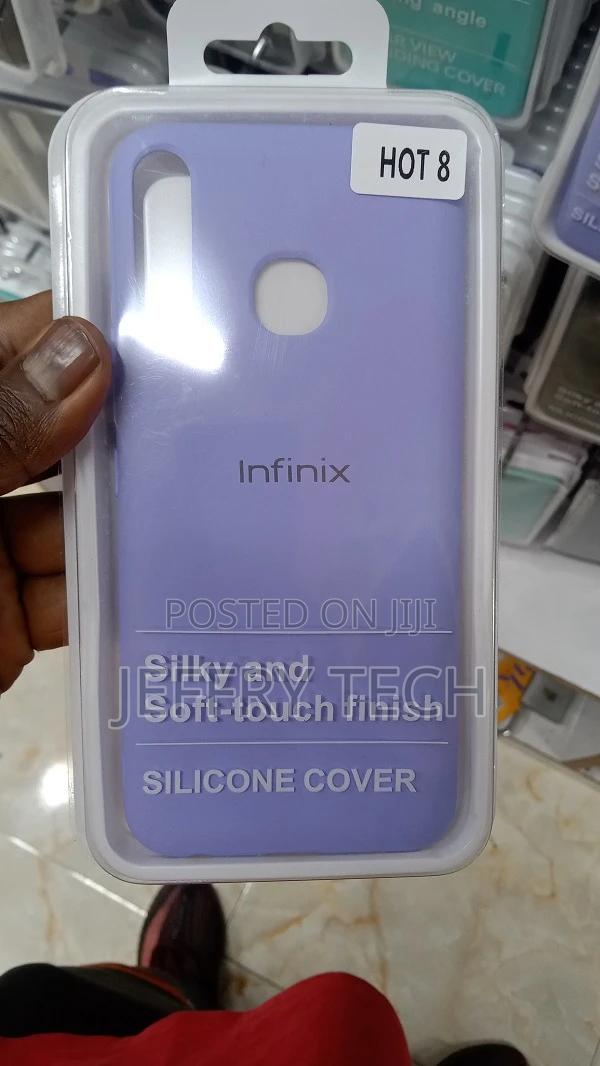 Infinix Hot 8 Case Square Silicone Phone Cover - thumbnail 2