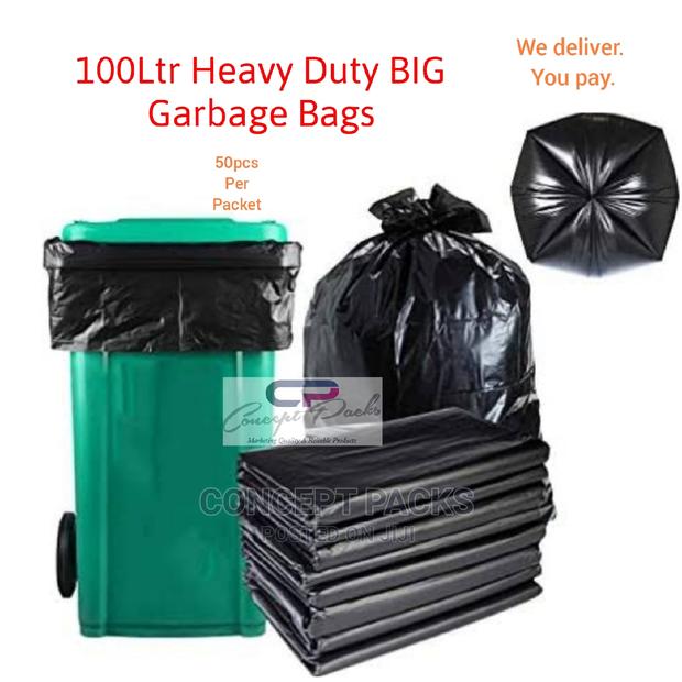 100ltr- BIG Heavy Duty Garbage Bags. - thumbnail 3