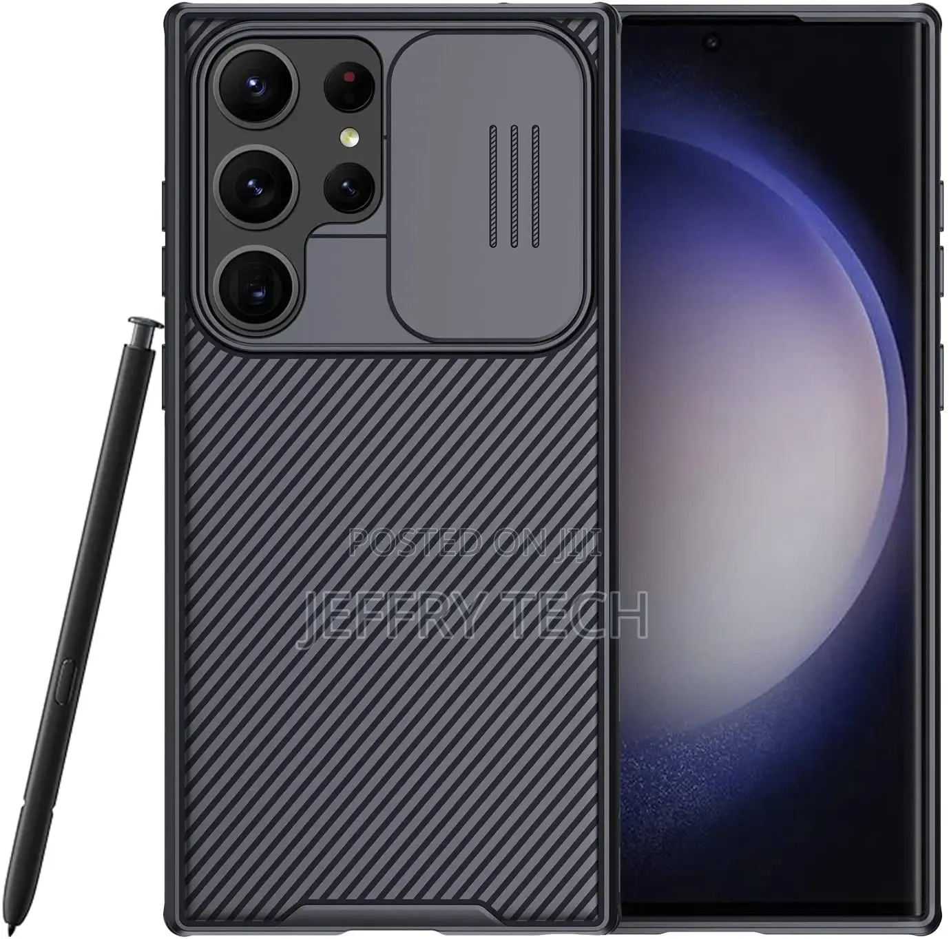 Nillkin Galaxy S23 Ultra Case With Camera Cover, Camshield P