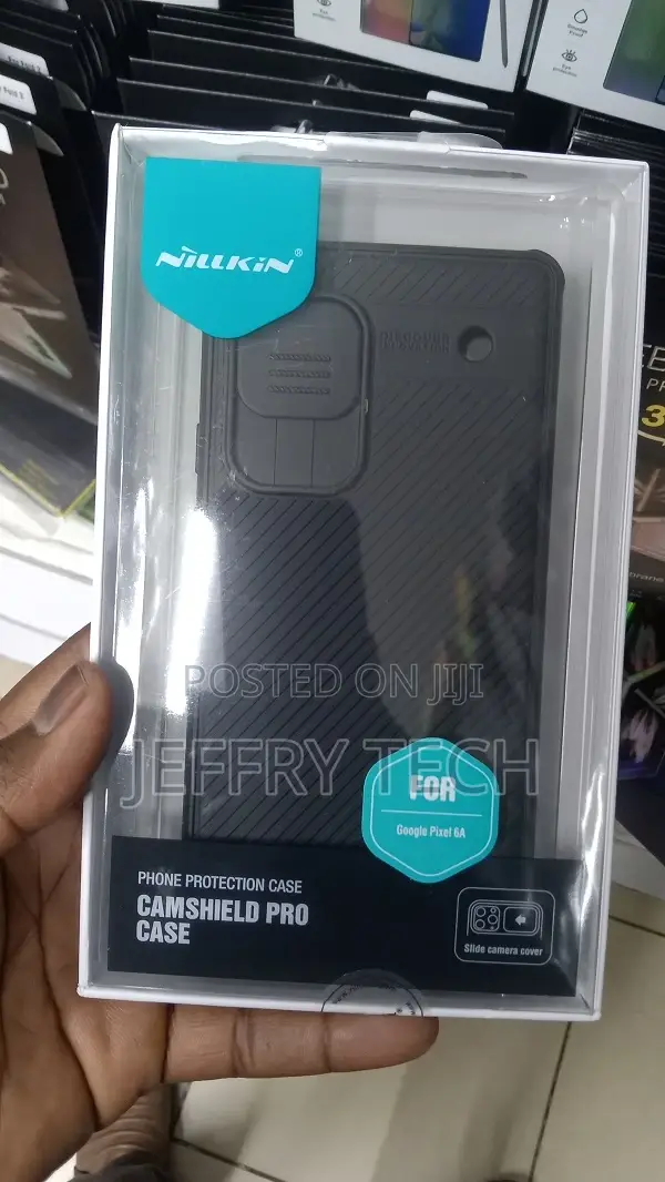Google Pixel 6A Camshield Phone Case,NILLKIN Camera Protect