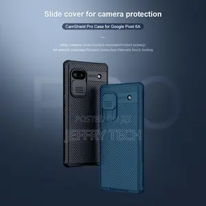 Google Pixel 6A Camshield Phone Case,NILLKIN Camera Protect