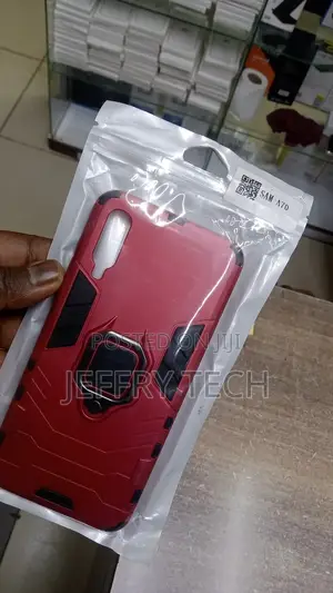 Samsung Galaxy A70 Case - Red Ring Armor
