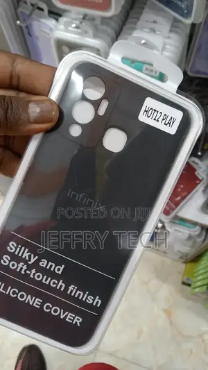 Infinix Hot 12 Play [6.82"] Case, Soft Silicone Bumper Shel
