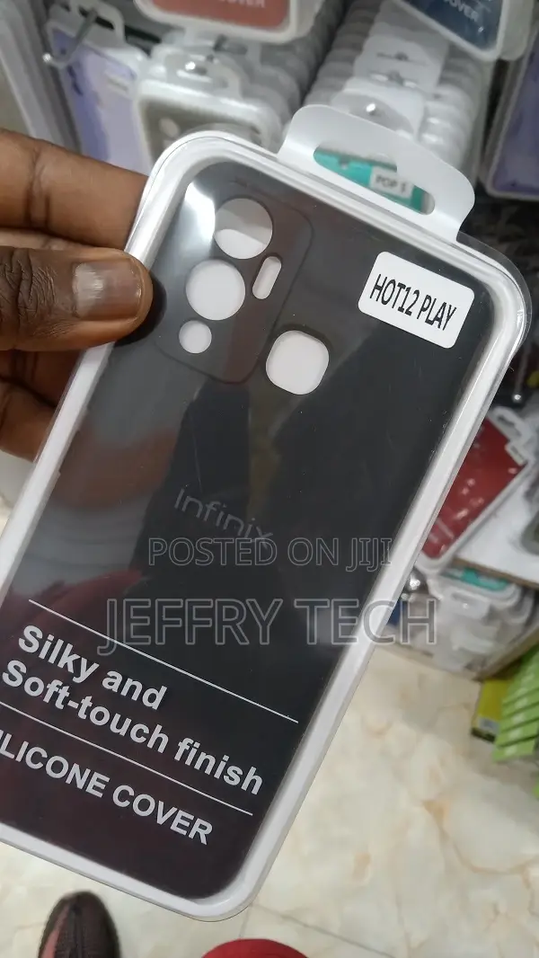 Infinix Hot 12 Play [6.82"] Case, Soft Silicone Bumper Shel