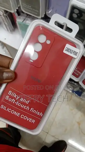 Case for Tecno Camon 18 Premier Cover Black Soft Silicone