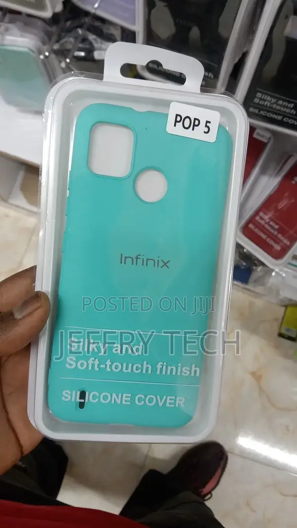 Tecno Pop 5 Case Square Silicone Phone Cover