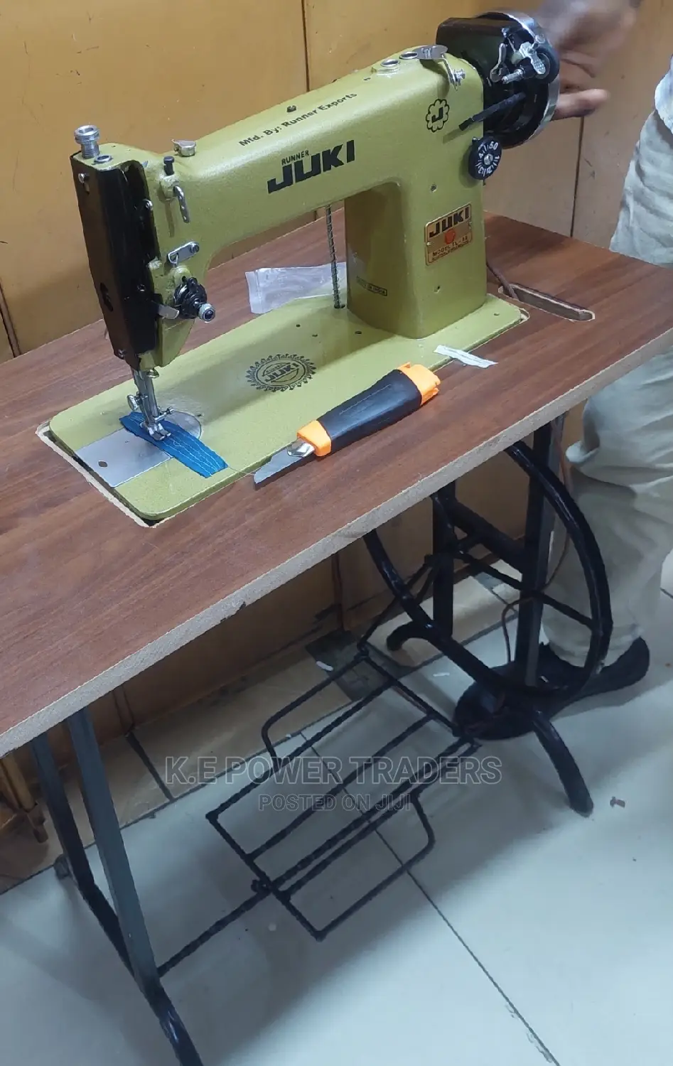 Locally Assembled Table With Gold Juki Sewing Machine