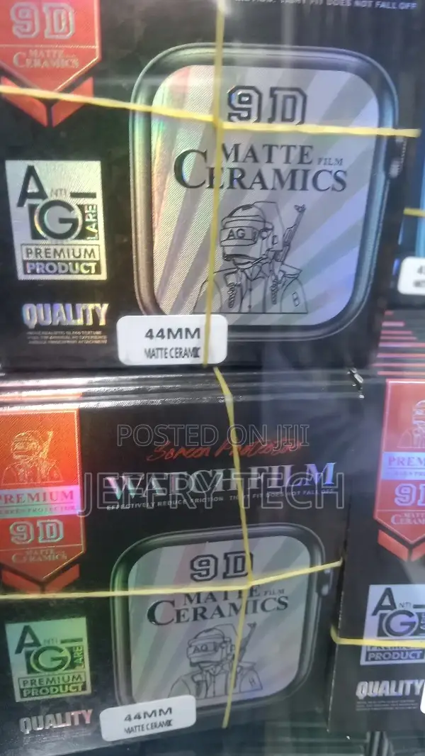 Matte Ceramic Full Cover Soft 44 MM Apple Smar