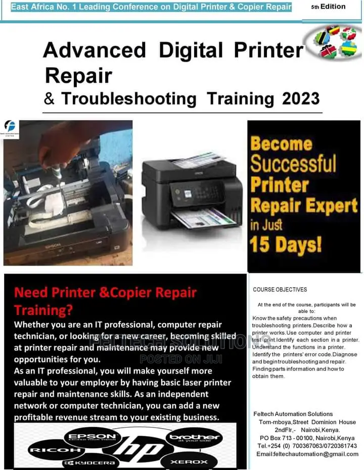 Advanced Printer and Copier Repair Training