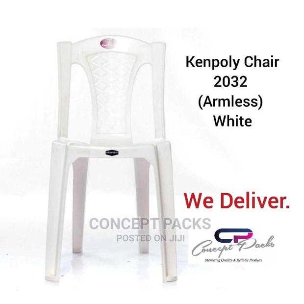 Kenpoly Chair 2032 (Armless) White - main view