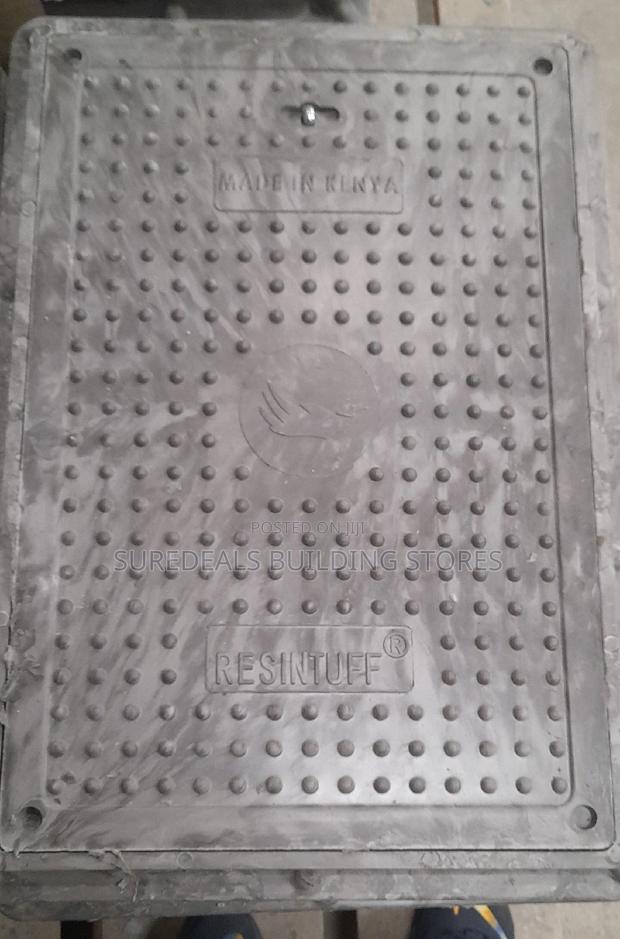 Composite Lockable Manhole Covers-450mm×600mm - thumbnail 2