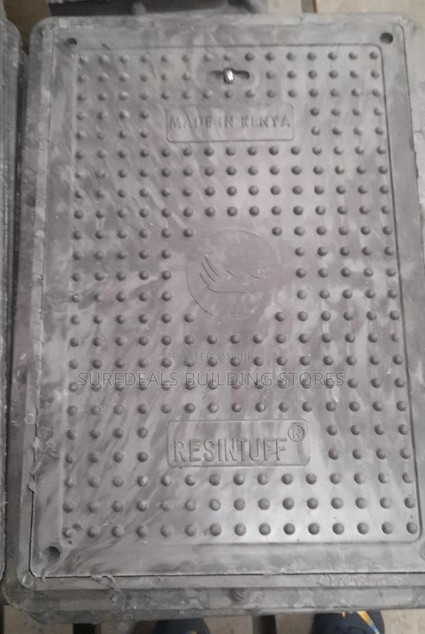 Composite Lockable Manhole Covers-450mm×600mm - thumbnail 3