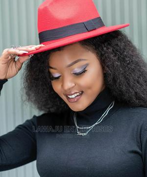 Wide Brim Fedora Hat - thumbnail 2