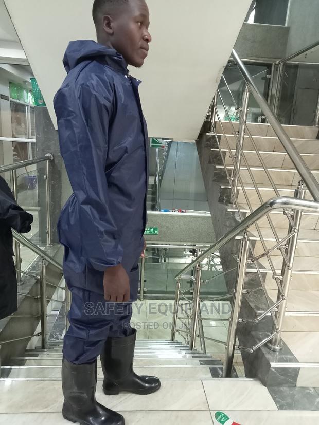 Navy Blue Spray Overalls/Pvc Material - thumbnail 2