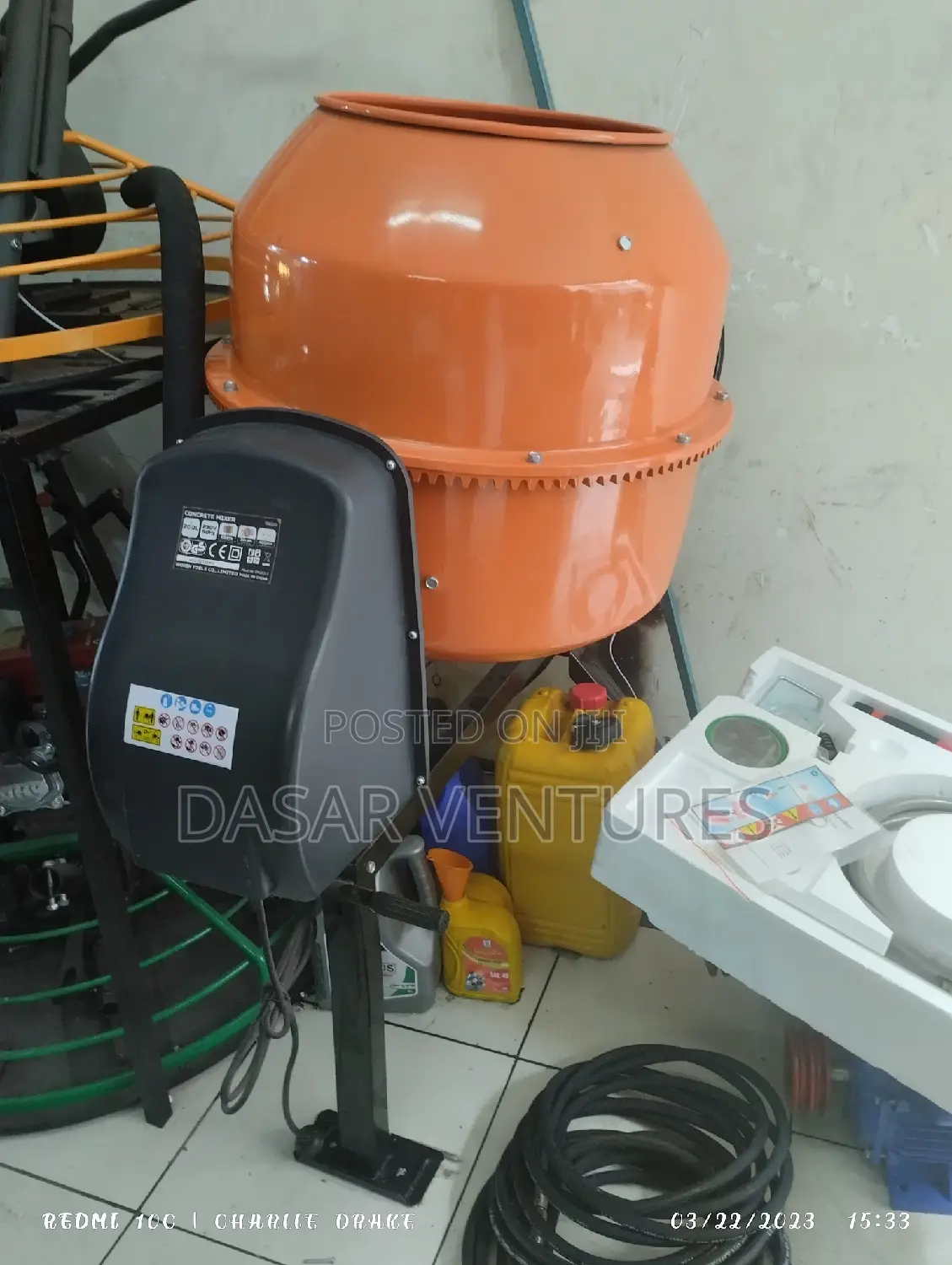 Electric Concrete Mixer 200l