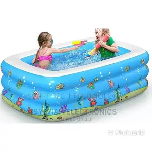 Inflatable Baby Pool With Manual Pump