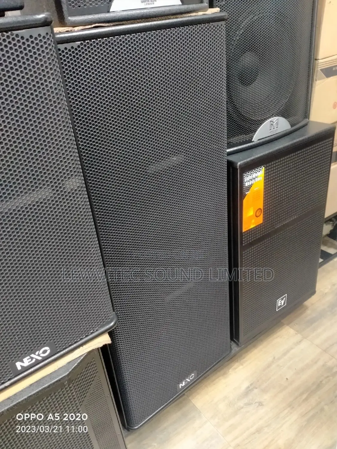 Nexo Black Full Range Speaker