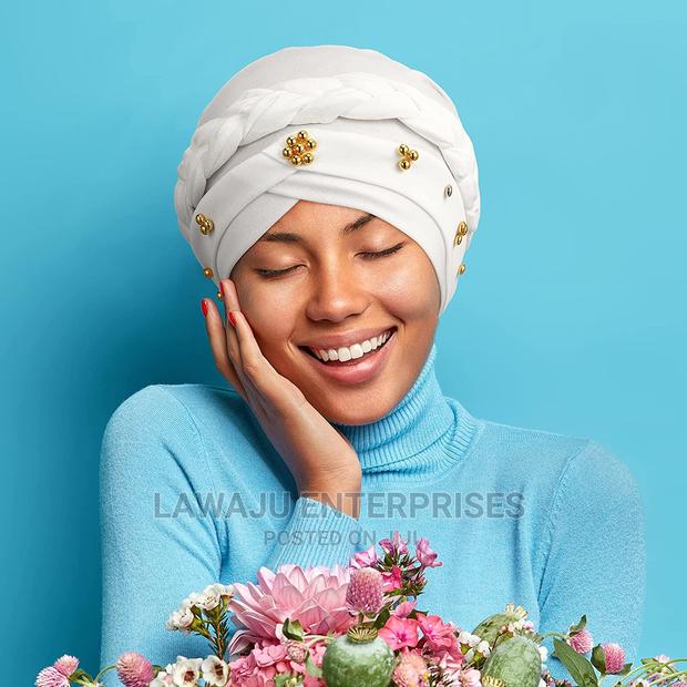 Women Head Turban With Beads - thumbnail 3