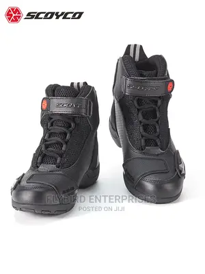 Motorcycle Motocross Riding Racing Ankle Riding Boots