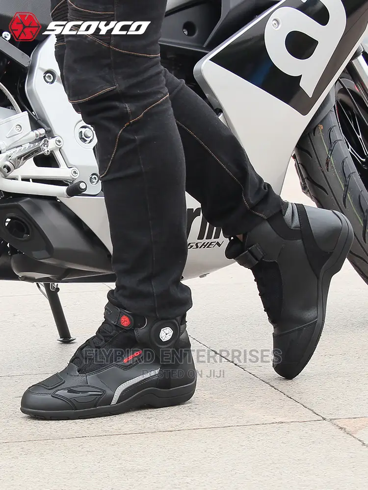 Motorcycle Motocross Riding Racing Ankle Riding Boots