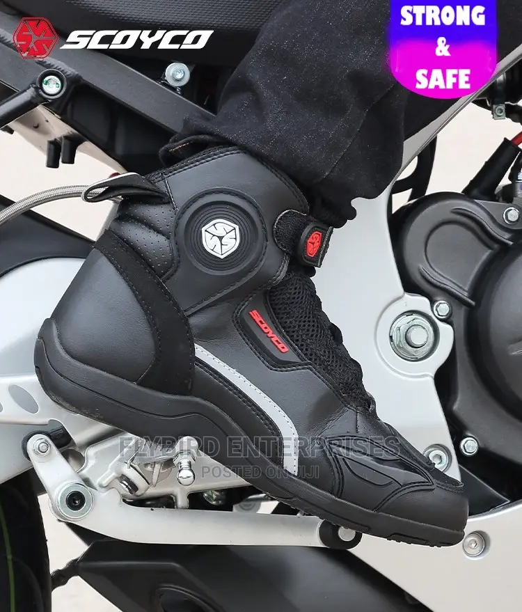Motorcycle Motocross Riding Racing Ankle Riding Boots