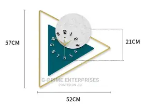 Triangular Wall Clock