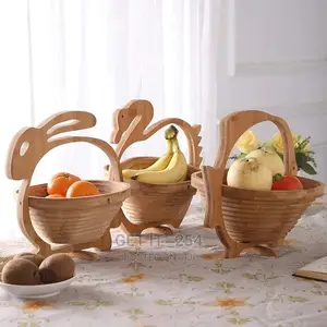 Collapsible Bamboo Fruit Basket
