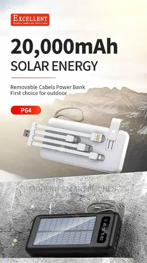 Solar Powerbank 20000mah