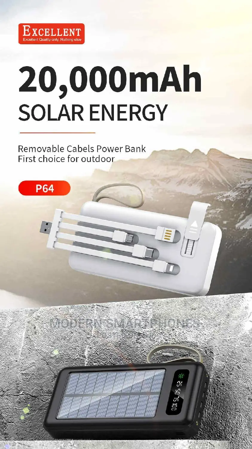 Solar Powerbank 20000mah