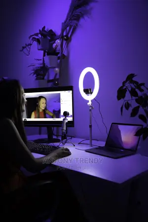 Rl 14 Inch Led Ring Light With Tripod Stand For