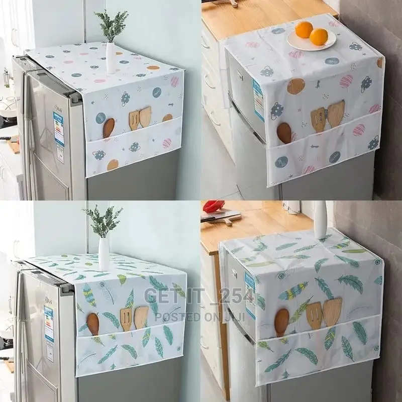Fridge/Microwave Dust Covers With Pockets