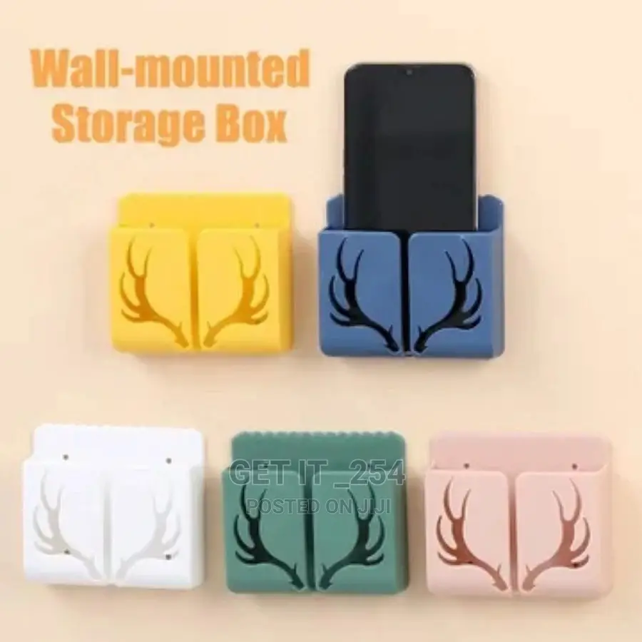 Antlers Storage Box/Remote, Phone Holder