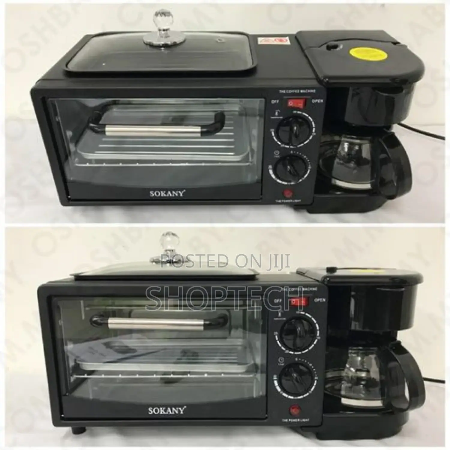 Sokany 3 in 1 Breakfast Maker Coffee Maker,Oven Toster
