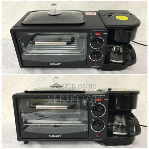 Sokany 3 in 1 Breakfast Maker Coffee Maker,Oven Toster